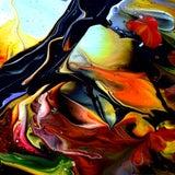 Blazing Autumn Maple Tree Original Painting Laura Milnor Iverson Official Site