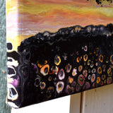 Wildflower Sunset Melody Original Painting Laura Milnor Iverson - Prints Available