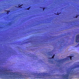 Lake at Sunset Original Painting Laura Milnor Iverson
