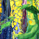 Green Spirit of the Woodlands Original Painting Laura Milnor Iverson Official Site