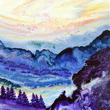 Melody Over a Happy Valley Original Painting Laura Milnor Iverson Official Site