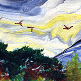 Mary's Peak in the Fall Original Painting Laura Milnor Iverson Official Site