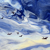 November in the Early Morning Mist Original Painting Laura Milnor Iverson Official Site