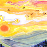 Cormorant and Ponderosa Pines Original Painting Laura Milnor Iverson Official Site