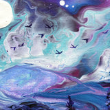 Pacific Northwest Moon Dance Original Painting Laura Milnor Iverson Official Site