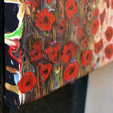 Red Poppies Wave in My Dreams Original Painting Laura Milnor Iverson Official Site