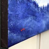Mist and Mountains as the Sun Sets Original Painting Laura Milnor Iverson Official Site