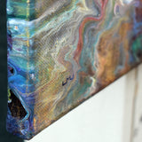 Dark Clouds Over Golden Sands Original Painting Laura Milnor Iverson Official Site