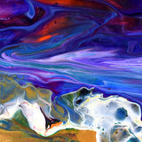 Windy Sea and Golden Sand Original Painting Laura Milnor Iverson Official Site