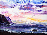 Distant Cypress Tree at Ona Beach Original Painting Laura Milnor Iverson Official Site