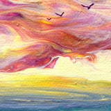 Summer Sunset Over the Sea Original Painting Laura Milnor Iverson Official Site