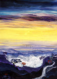 Sky Temple Melody Original Painting Laura Milnor Iverson