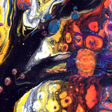 Owls in a Tree of Life Original Painting Laura Milnor Iverson
