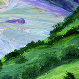 Ullswater Lake at Sunset Original Painting Laura Milnor Iverson Official Site