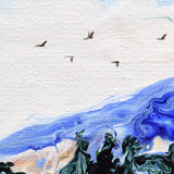 SOLD Mary's Peak Over a Summer Meadow Original Painting - Prints Available