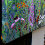 Songbirds and Wildflowers Original Painting Laura Milnor Iverson Official Site