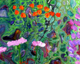 Songbirds and Wildflowers Original Painting Laura Milnor Iverson Official Site