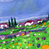 Between the Mountains and the Wildflowers Original Painting Laura Milnor Iverson Official Site