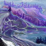 Eagle Over a Winding River Original Painting Laura Milnor Iverson Official Site