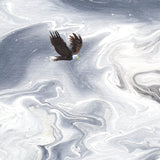 Eagle Over a Winding River Original Painting Laura Milnor Iverson Official Site