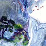 Peaceful Day Melody Original Painting Laura Milnor Iverson