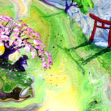 Peaceful Day Melody Original Painting Laura Milnor Iverson