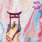 The Melody of the Journey to the Heavenly Temple Original Painting Laura Milnor Iverson