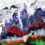 The Music of the Waterfall Original Painting Laura Milnor Iverson Official Site