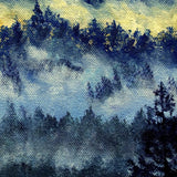 Morning over a Misty Valley Original Painting Laura Milnor Iverson - Prints Available