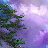 Grey Wolf Warrior Meditation Original Painting - Laura Milnor Iverson Official Site