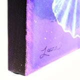 SOLD - Angel in Amethyst Starlight Original Painting - Prints Available