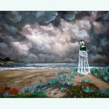 A Stroll Upon The Dunes Original Painting - SOLD - Prints Available