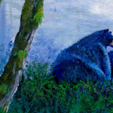 Black Bears in the Mist Original Painting - Prints Available
