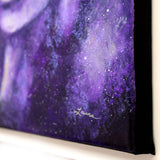 Star Buddha of Purple Patience Original Painting - Laura Milnor Iverson Official Site