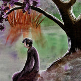 Misty Morning Meditation Original Painting Laura Milnor Iverson Official Site