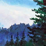 View into the Blue Distance Original Painting Laura Milnor Iverson - SOLD - Prints Available