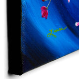 Tuxedo Cat In A Japanese Magnolia Tree Original Painting - SOLD - Prints Available