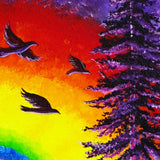 Evening Chakra Meditation Original Painting - Laura Milnor Iverson Official Site