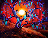 The Halloween Tree Original Painting - SOLD - Prints Available