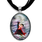 Mermaid and Raven Handmade Pendant Laura Milnor Iverson Official Site