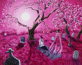 Lenore in the Breaking Dawn Original Painting Ghost Supernatural Paranormal