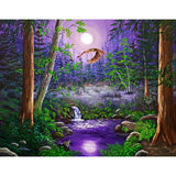 Luna's Flight Original Painting - Laura Milnor Iverson - SOLD - Prints Available