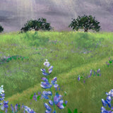 Lupines After a Spring Storm Original Painting - Laura Milnor Iverson Official Site