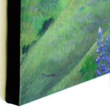 Lupines After a Spring Storm Original Painting - Laura Milnor Iverson Official Site