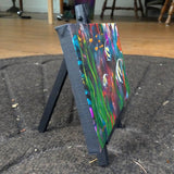Tropical Fish Original Mini Painting on Easel