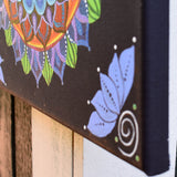 Yin Yang Lotus Mandala Original Painting - Laura Milnor Iverson Official Site