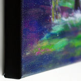 Killer Whale Tail in Aurora Borealis Original Painting - Laura Milnor Iverson Official Site