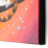 The Owl And The Pussycat In Peach Blossoms Original Painting Laura Milnor Iverson Official Site