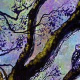 Screech Owl in White Oak Tree Original Painting - SOLD - Prints Available