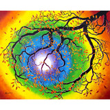 Chakra Peace Tree Meditation Original Painting - Laura Milnor Iverson Official Site